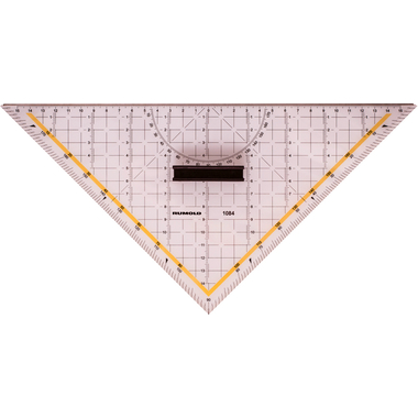 RUMOLD Equerre techn. 1084 Plexiglas Hypotenuse 325mm