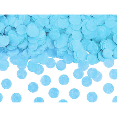 PARTYDECO Konfettikanone 60cm TUKR60-001 Ready to pop blau