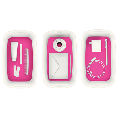 LEITZ MyBox S avec couvercle 5l 52291023 blanc/pink
