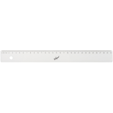 BÜROLINE Règle 30cm 303400 incassable, transparent