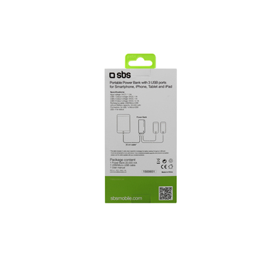 Power bank con 20.000 mAh per tablet e smartphone