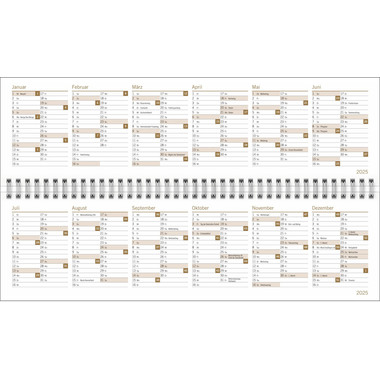 HEYE Agenda transversal indigo 2025 23450+25 DE 32.5x9.3cm
