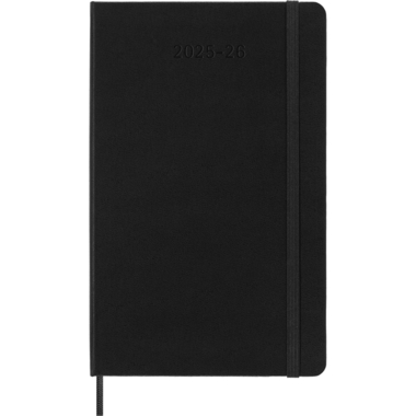 MOLESKINE Agenda settimanale note 25/26 8056999275396 18M foderato HC nero 13x21cm