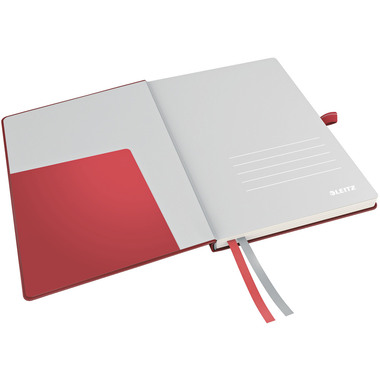 LEITZ Taccuino Complete A5 44770025 quadrettato rosso