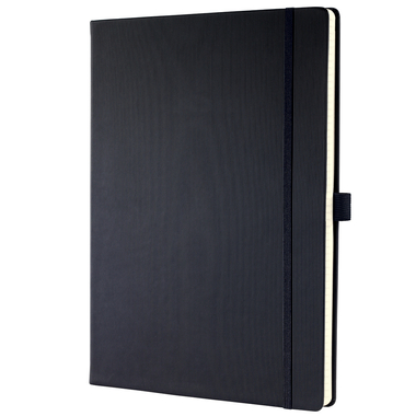 CONCEPTUM Notizbuch 213x295x20mm CO111 5mm, kariert schwarz
