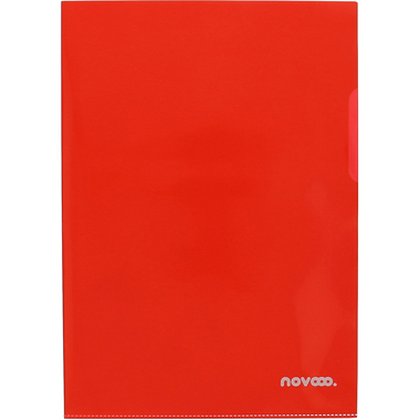 NOVOOO Pro Sichtmappen 120my A4 400197759 rot genarbt 100 Stück