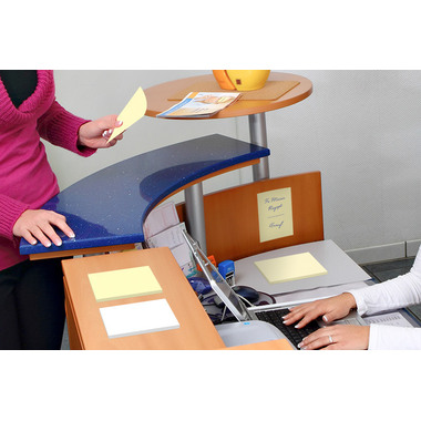 INFO Note adesive Cube 75x75mm 5120-01 antimicrobico, giallo 400 f.