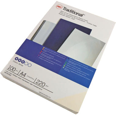 GBC Carton Traditional A4 IB421082 blanc, 350g 100 pcs.