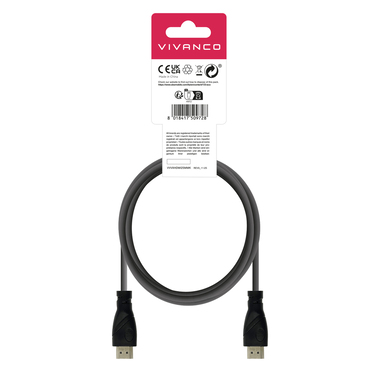 10m 4K/24Hz HDMI-Stecker Schwarz | Vivanco