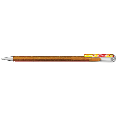 PENTEL Roller Hybrid Metal 1mm K110-DMXX oro/rosso/oro