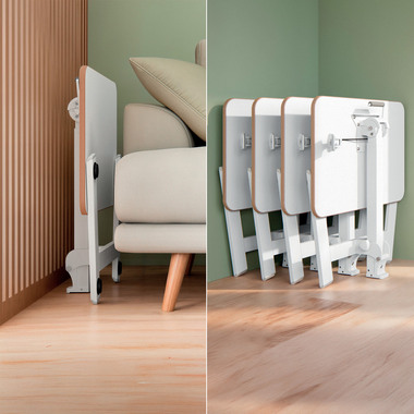 LEITZ Bureau assis-debout ergo 6588-00-01 Blanc, réglable en hauteur
