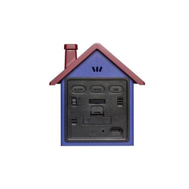 Sveglia digitale TFA Dostmann a forma di casetta