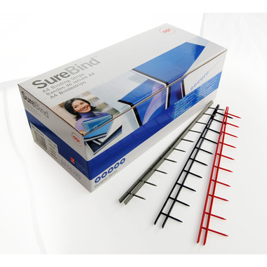GBC SureBind Bindestrips 25mm A4 1132845 bleu 100 pcs.
