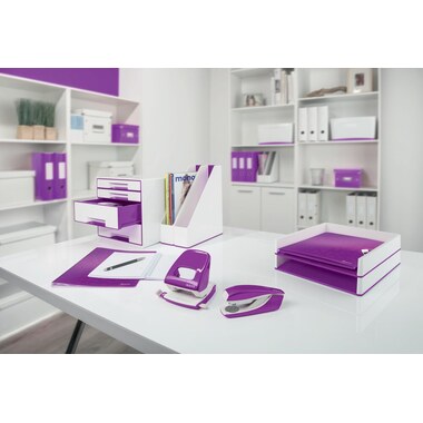 LEITZ Bürolocher NeXXt WOW 5008 50082062 violett 30 Blatt