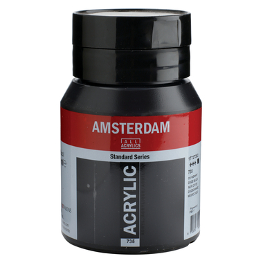 AMSTERDAM Colore acrilici 500ml 17727352 nero oxido 735