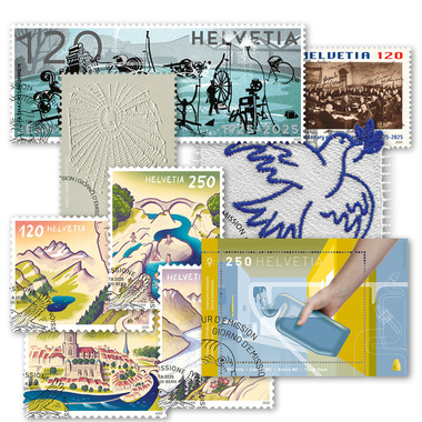 Ausgabeset 3/2025 Ausgabeset 3/2025 mit Einzelmarken, gestempelt