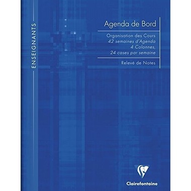 CLAIREFONTAINE Matris Agenda maestro A4 9059 rigato francese 72 fogli