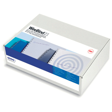 GBC Dorsini rilegafogli 6mm A4 IB160431 argento, 21 anelli 100 pezzi