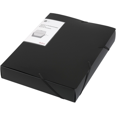 DUFCO Ablagebox A4 51500.03666 schwarz 5cm