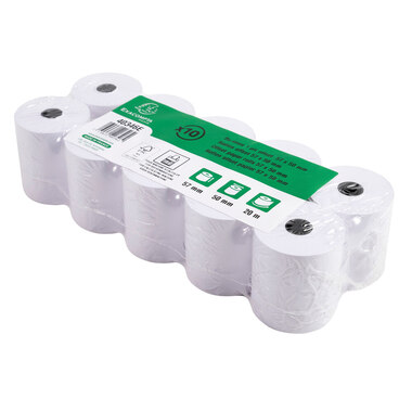 EXACOMPTA Rouleau de papier off 10 pcs. 40346E 57x50mmx20m pour caisse