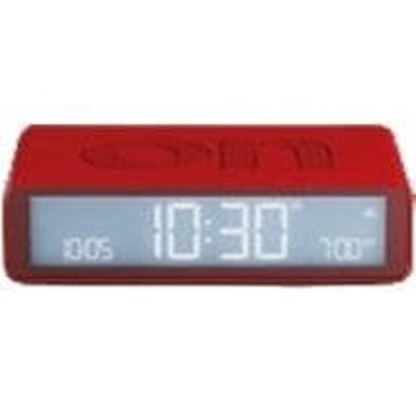 Lexon Sveglia Digitale Flip Classic Rossa