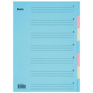 BIELLA Ordnungsmappe A4 326407.00 7 - teilig, Karton, farbig