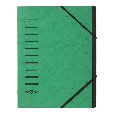 PAGNA Ordnungsmappe A4 40058-03 grün 7-teilig