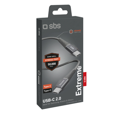 Câble USB-C en fibre d'aramide longue durée | SBS