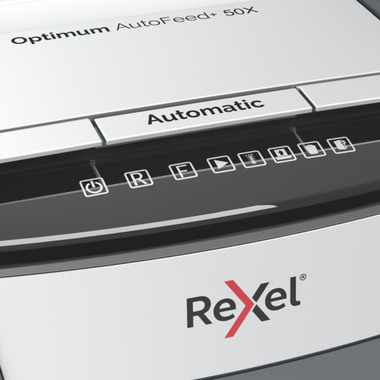 REXEL Destructeur docu. Optimum AF+ 2020050XCH X50, P-4, 20lt