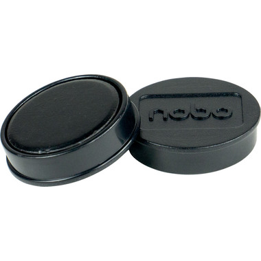 NOBO Aimant ronde 32mm 1915298 noir 10 pcs.
