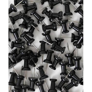 I AM CREATIVE Push Pins Let`s Organize MAA4035.18 nero, 9x24cm 100 pezzi