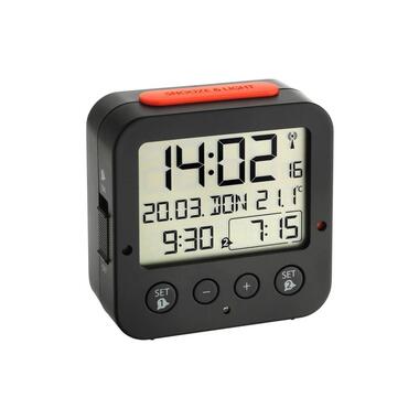 Sveglia Digitale TFA Dostmann Bingo Nero