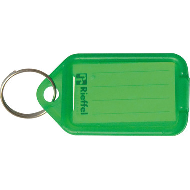RIEFFEL SWITZERLAND Schlüsseletiketten 38x22mm A15827 vert 10 Stück