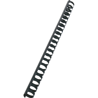 GBC Dorsini rilegafogli 19mm A4 4028601 nero, 21 anelli 100 pezzi