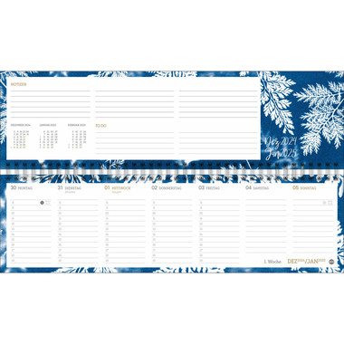 HEYE Agenda transversal indigo 2025 23450+25 DE 32.5x9.3cm