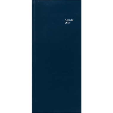 SIMPLEX Agenda long Balacron 2027 40001.27 1J/1P bleu ML 13.5x31.5cm