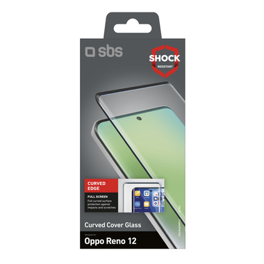 Verre protecteur 4D pour Oppo Reno 12 | SBS