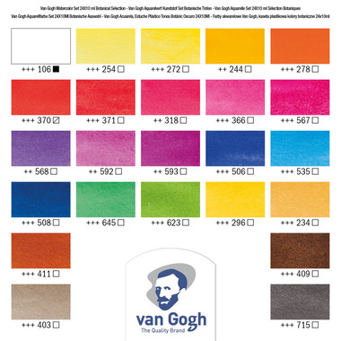 VAN GOGH Pocket Box Botanic colours 20808623 Set 24 colori