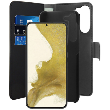 La custodia Detachable per il nuovo Samsung S23+ offre una doppia soluzione: si caratterizza per essere formata da una cover rigida dotata di sistema magnetico che consente di staccarla dalla custodia e utilizzarla come pratica cover