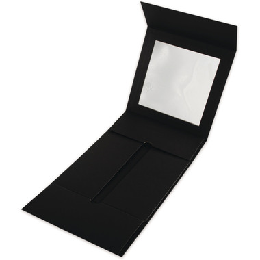 ELCO Box Regalo con grande finestra 82115.11 nero, 22x22x10cm 5 pezzi