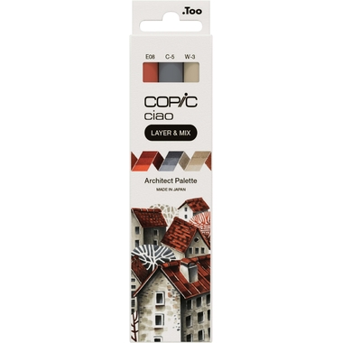 COPIC Marker Ciao 220750304 Architect Palette 3 Stück
