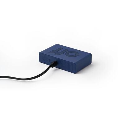 Lexon Digital Alarm Clock Flip Classic Dark Blue