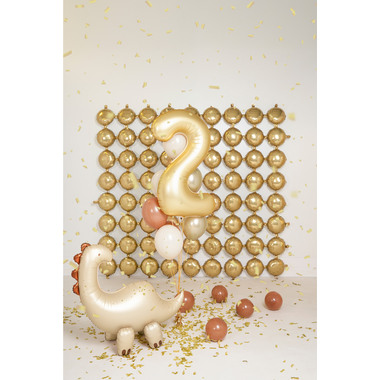 PARTYDECO Folienballon 85cm FB263 Brontosaurus stehend