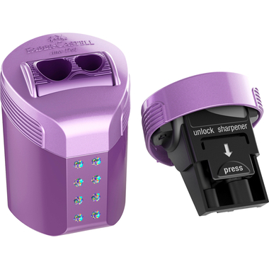 FABER-CASTELL Doppelspitzer 183990 RollOn Sparkle sortiert