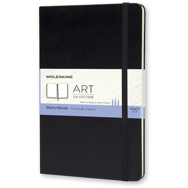 MOLESKINE Sketchblock A5 701153 in bianco nero