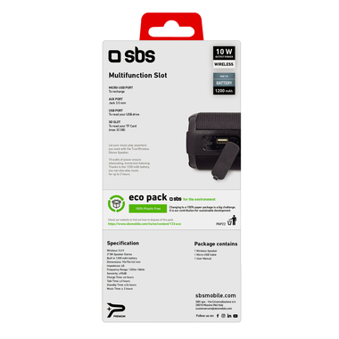 Écoutez votre musique où bon vous semble : en appareillant l'enceinte à un smartphone ou en insérant une clé USB ou une carte micro SD.