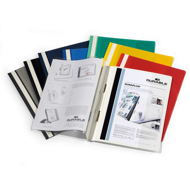 DURABLE Dossier di present. DURAPLUS 257904 per 100 fogli A4 giallo