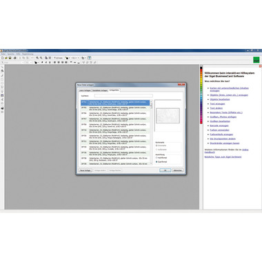 SIGEL CardDesigner plus CD SW670 Software DE 200 cartes