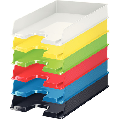 ESSELTE Corbeille courrier Europost A4 623597 vert-transp.