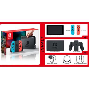 Nintendo Switch (32GB, Red/Blue)
